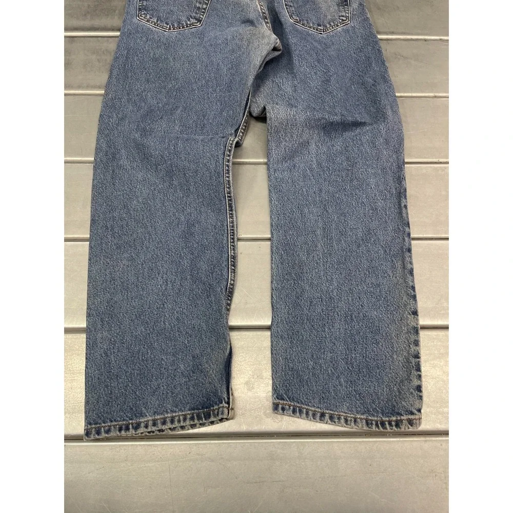 Signature Levis Jeans 33X30‎ Blue Medium Wash Denim Regular Straight 100% Cotton